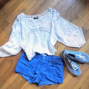 BOHO White| Lace| Sheer| Top